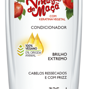 ACONDICIONADOR VINAGRE DE MANZANA CON KERATINA VEGETAL 325 ML