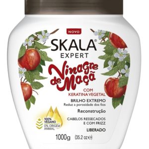 CREMA DE TRATAMIENTO ACONDICIONADOR VINAGRE DE MANZANA KERATINA VEGETAL 1 KG