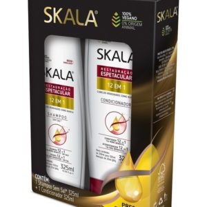 KIT SHAMPOO 325 ML + ACONDICIONADOR 325 ML. 12 EN 1