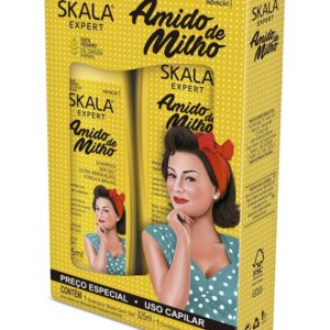 KIT SHAMPOO 325 ML + ACONDICIONADOR 325 ML. ALMIDÓN DE MAÍZ