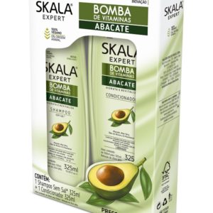 KIT SHAMPOO 325 ML + ACONDICIONADOR 325 ML. BOMBA DE VITAMINAS AGUACATE