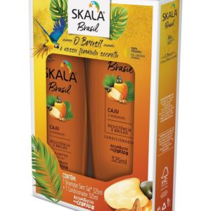 KIT SHAMPOO 325 ML + ACONDICIONADOR 325 ML. CASTAÑA DE CAJU Y MURUMURU