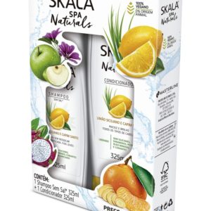 KIT SHAMPOO 325 ML + ACONDICIONADOR 325 ML. LIMON SICILIANO & HIERBA SANTA SPA