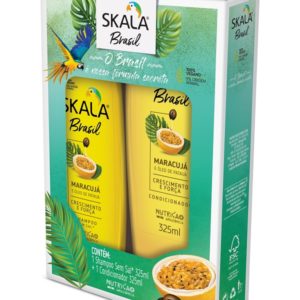 KIT SHAMPOO 325 ML + ACONDICIONADOR 325 ML. MARACUYA Y OLEO DE PATAUÁ
