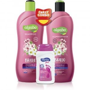 COMBO SHAMPOO + ACONDICIONADOR MANZANILLA Y MAGNOLIA 930 ML + PEDICO