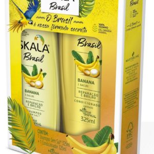 KIT SHAMPOO 325 ML + ACONDICIONADOR 325 ML. BANANA