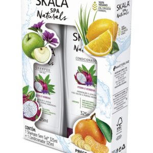 KIT SHAMPOO 325 ML + ACONDICIONADOR 325 ML. PITAYA Y VERBENA